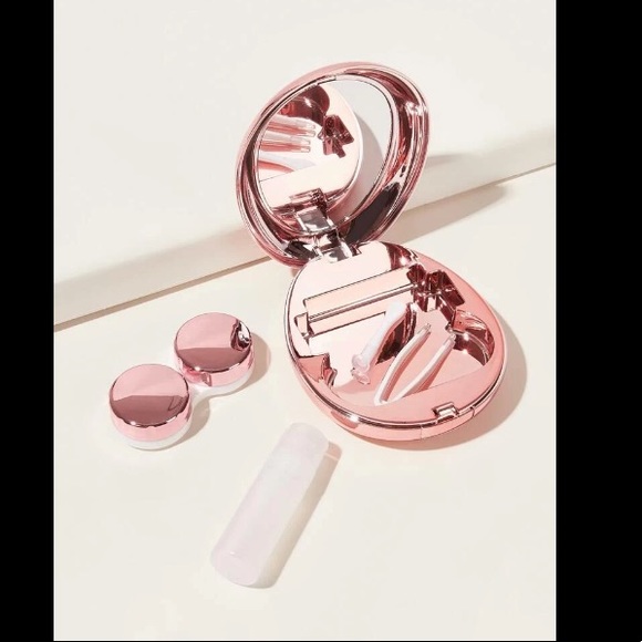 Pink Metallic Mirrored Lens Case Cute, Fun Gift - Picture 1 of 5